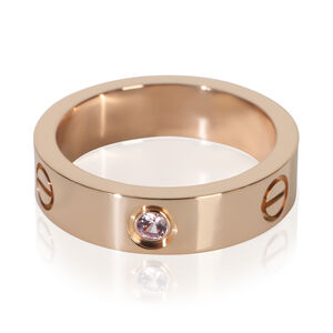 Cartier Rose Gold Sapphire Love Ring